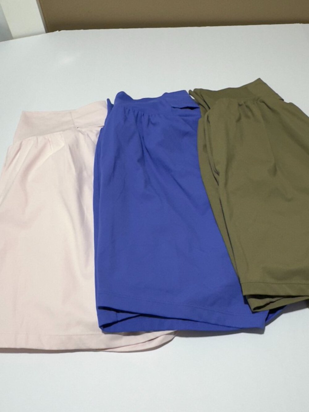 Halara Softly Zero Airy High Waisted Yoga Shorts Women’s Large 7" Bundle of 3